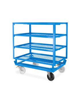 Regaltrolley 1200x800 mit 4 Ebenen fix