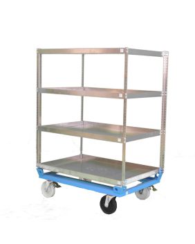 Regaltrolley 1200x800 mit 4 Ebenen flex
